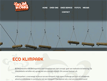 Tablet Screenshot of ecoklimpark.nl